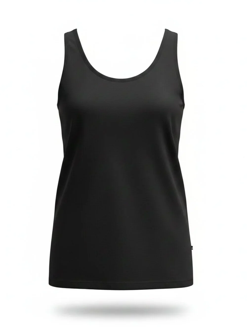 Vintage Carole Little Black Sleeveless Top | Made in USA | 100% Rayon | Size 10